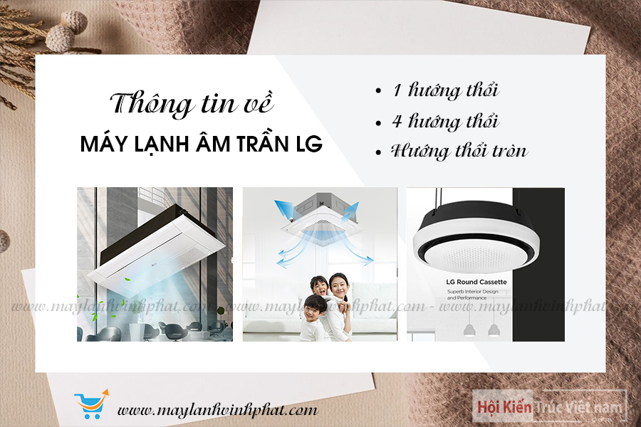 Máy lạnh âm trần LG 5HP Inverter mặt nạ tròn và 4 hướng thổi có giá cực rẻ